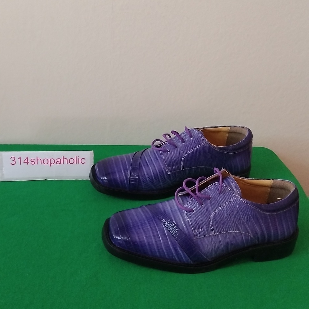 Boys Purple Dress Shoes